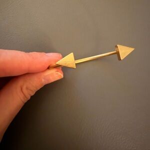 Madewell Gold Arrow cuff